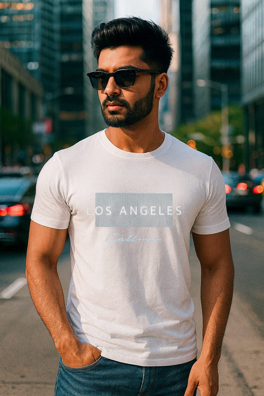 TOOFIT  trendy printed Men's Super Combed Cotton Rich Solid  Round Neck Regular Fit Half Sleeve T-Shirt