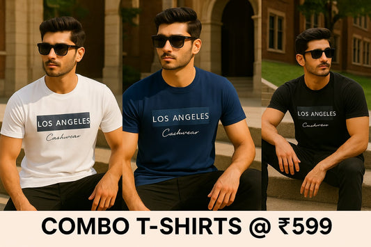 TOOFIT  trendy printed Men's Super Combed Cotton Rich Solid  Round Neck Regular Fit Half Sleeve T-Shirt PACK OF 3